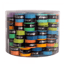 Jar of LISOS ENEBE multicolour overgrips for padel rackets: Excellent grip and control (100 units)